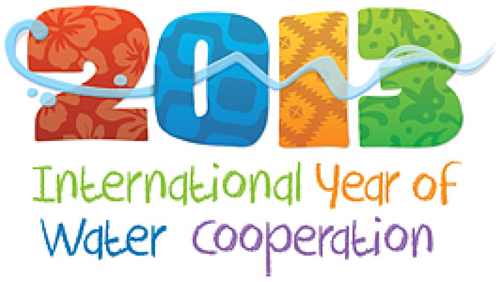 2013 UN International Year on Water Cooperation logo