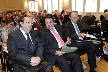Credit: Federal Ministry for the Environment, Nature Conservation and Nuclear Safety a group of people sitting in chairs