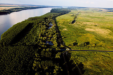 a view of a large body of water