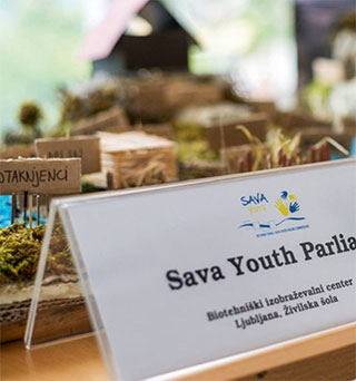 © ICPDR a sign on a table