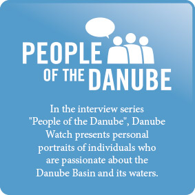 Image text: PEOPLE* OF THE DANUBE In the interview series 