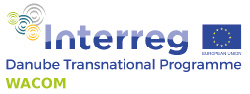 Image text: interreg Danube Transnational programme WACOM
