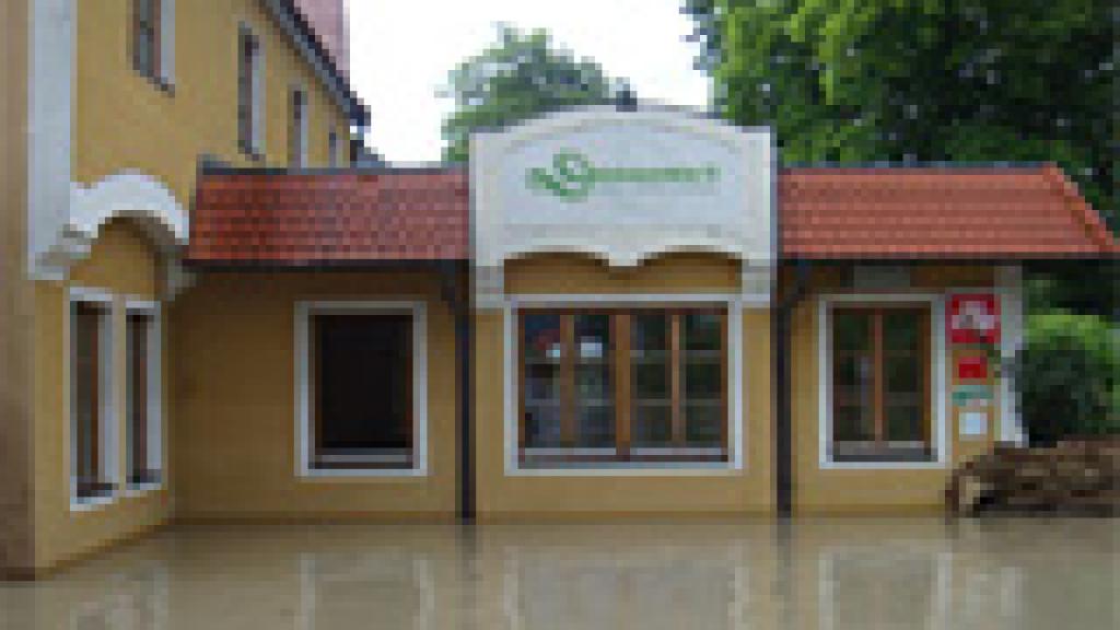 Flooding outside of a building
