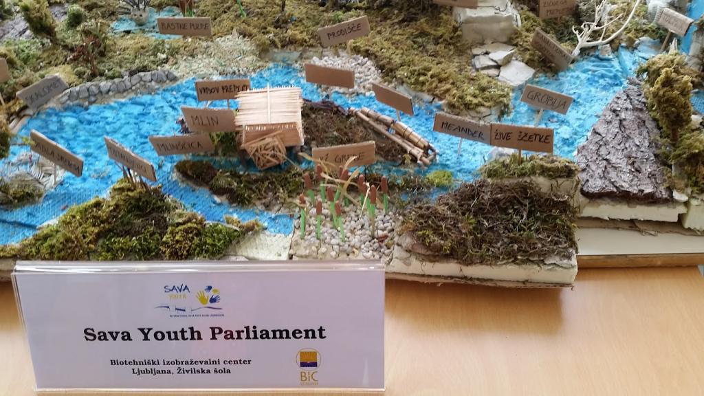 3D river map made by students