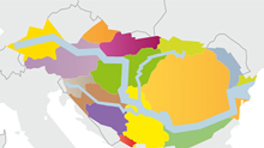 Map of Danube region 