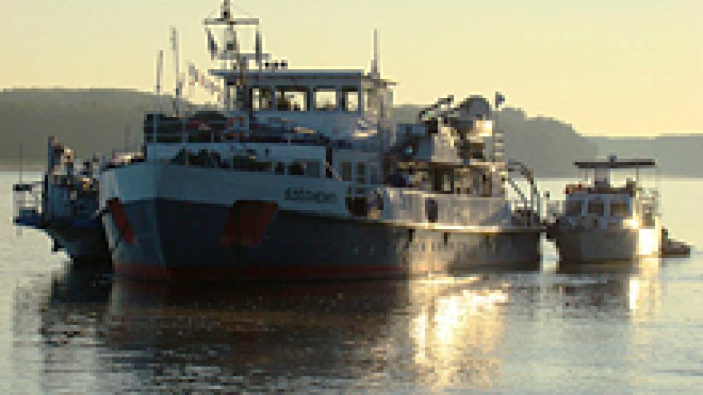 a large ship in a body of water