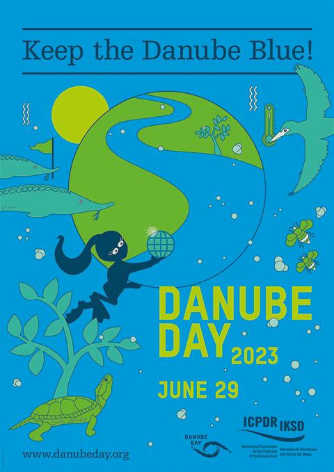 Danube Day 2023 Poster - Keep the Danube Blue!