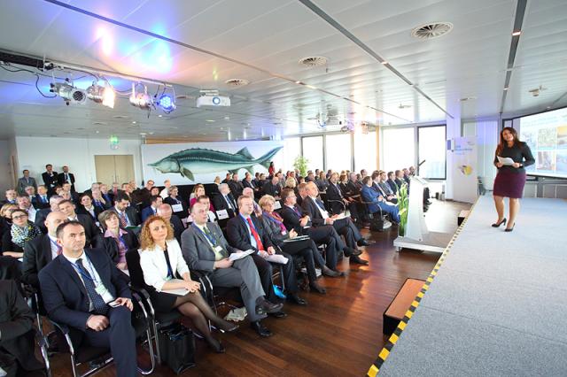 a group of people in a room