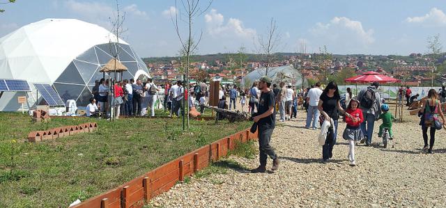 a group of people in a field