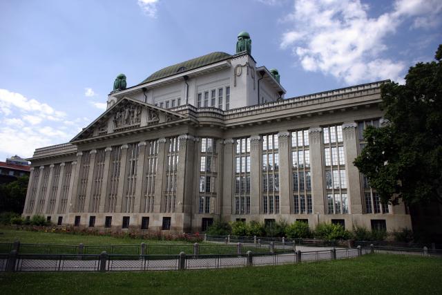 a large stone building