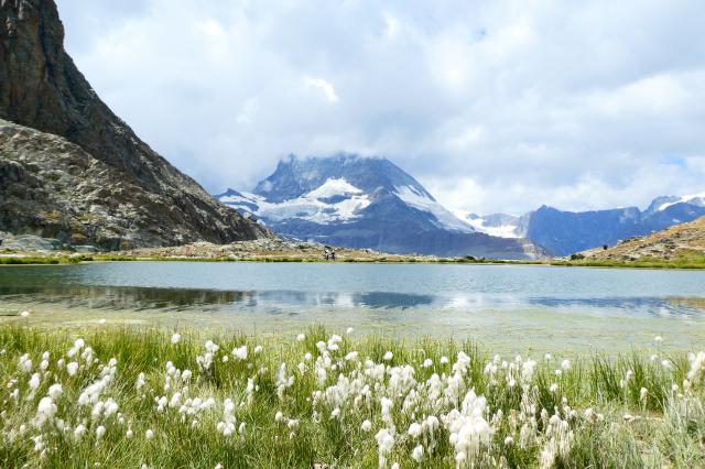 Landscape with water in Switzerland