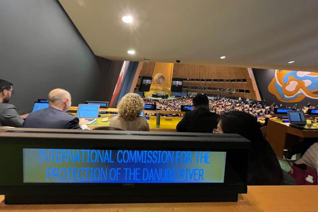 Seat of the ICPDR at the Water Conference 