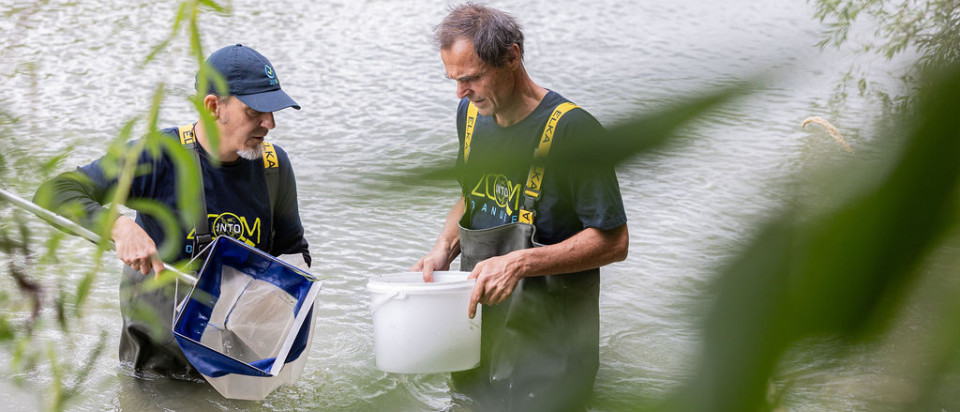 sampling in the Danube 